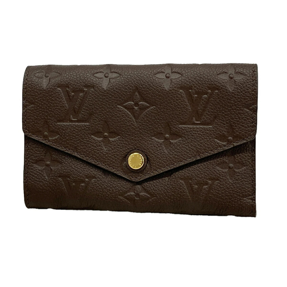 Louis Vuitton Tri-fold Wallet Monogram Empreinte Portefeuille Curieuse Compac...